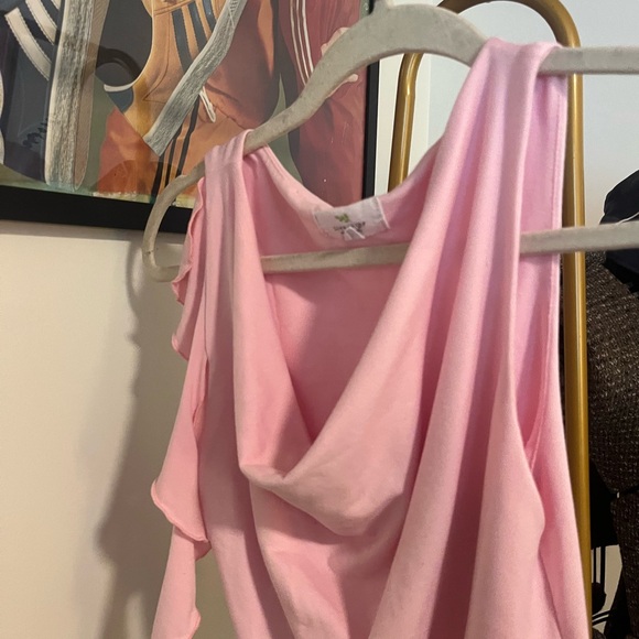 pink Ruffle Top - Picture 2 of 4